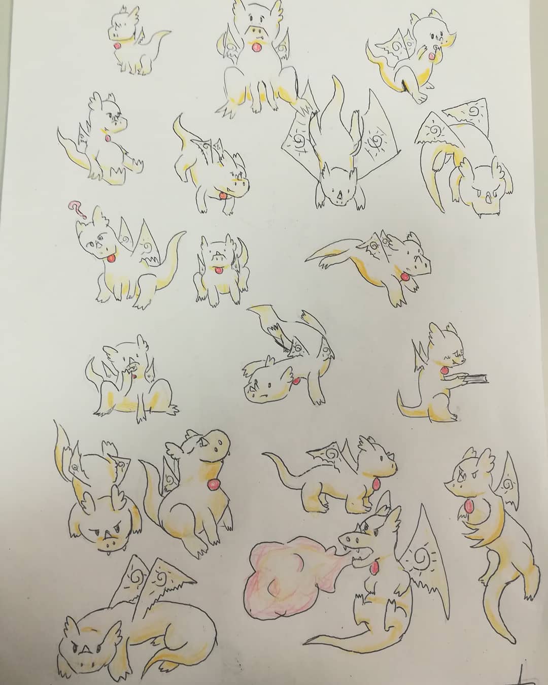 Tempo sketch sheet