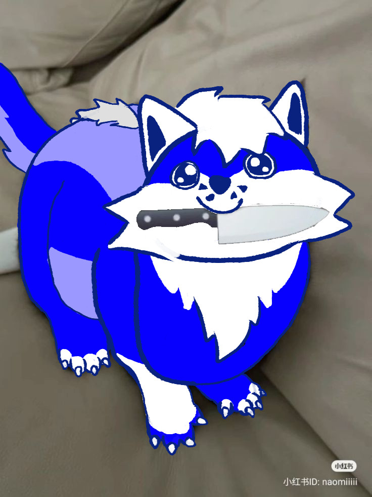 Zorbas with a knife