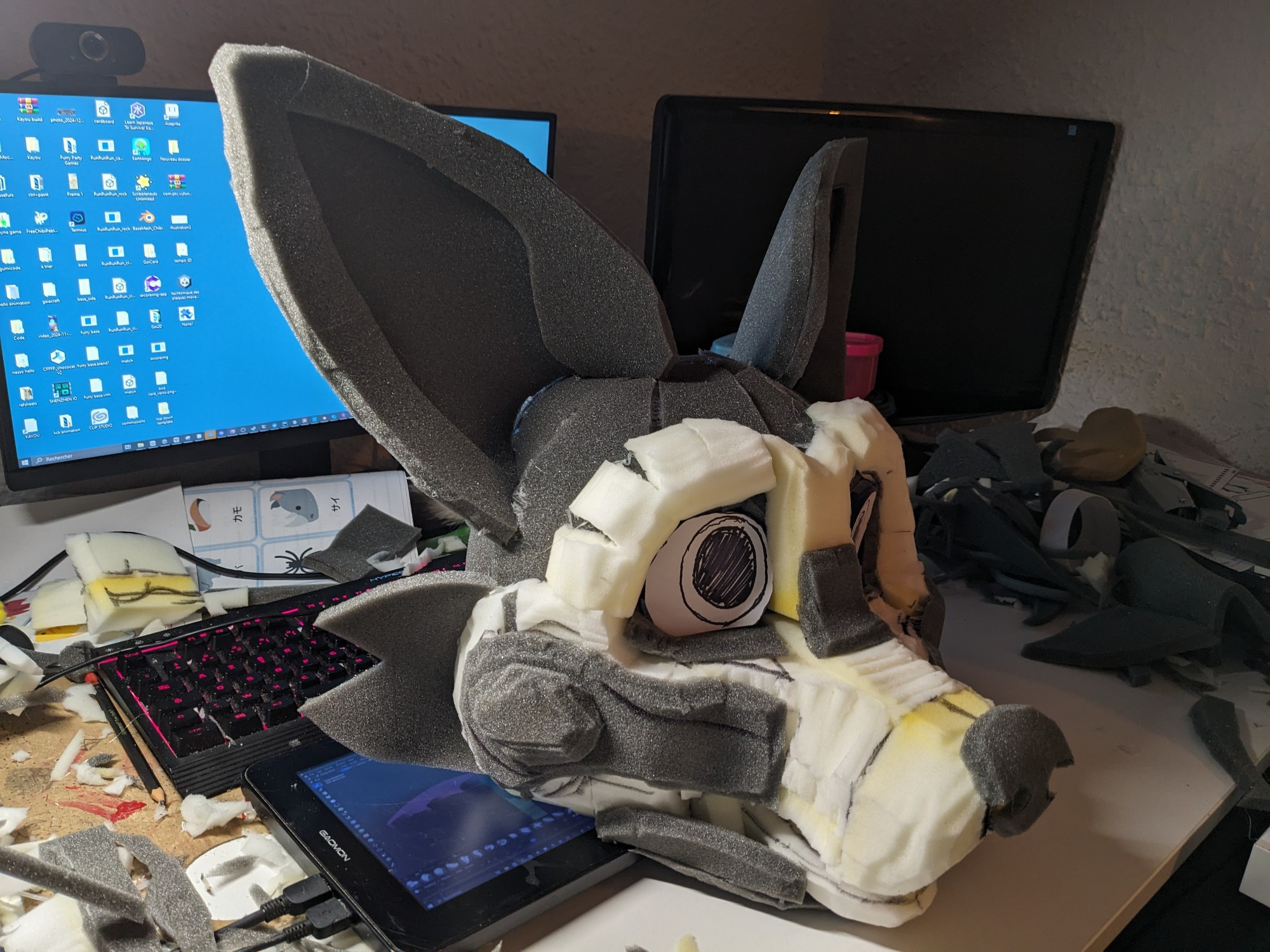 Candy peach fursuit
